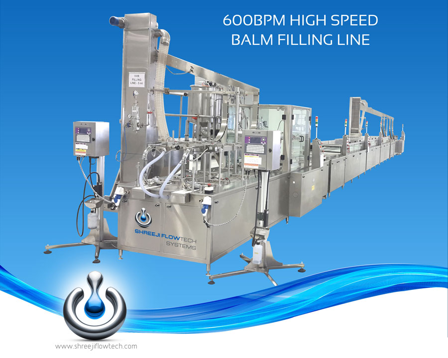 Automatic 600bpm Balm Filling Machine