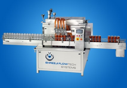 4 Head Servo Based Piston Filling Machine